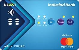 IndusInd Bank Nexxt Credit Card